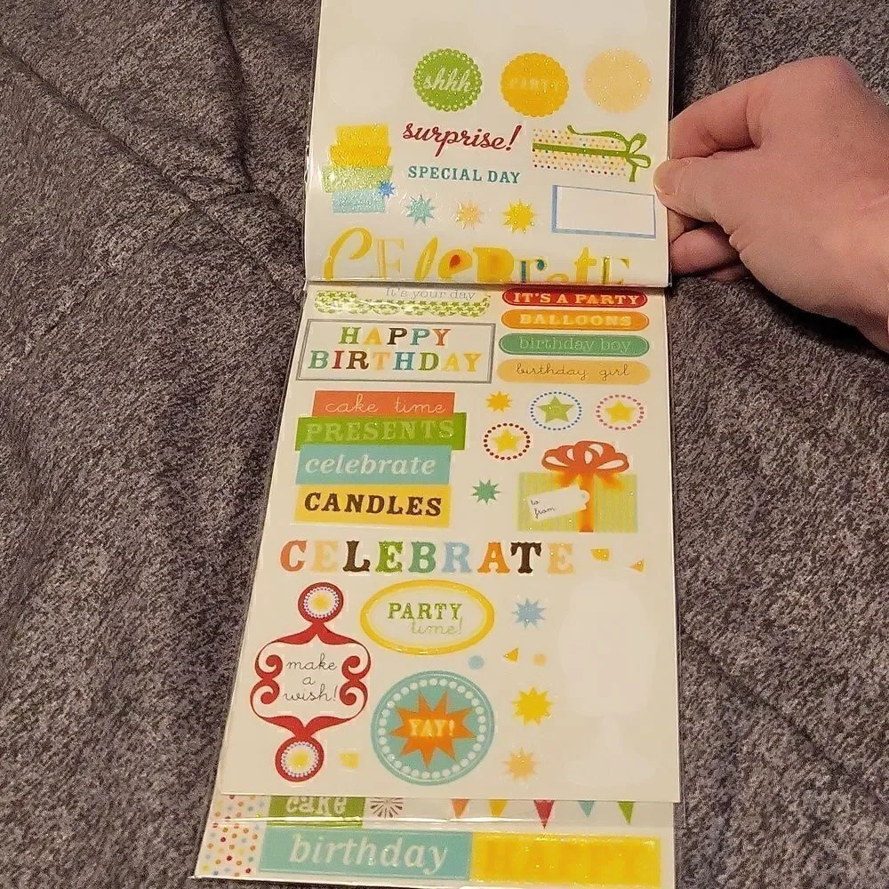 Birthday sticker bundle